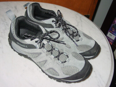 Merrell Yokota Waterproof J31277 Gray Trail Hiking Shoes! Size 