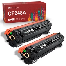 2PK High Yield CF248A Toner Cartridge For HP 48A Laserjet Pro M15W M29W M28W MFP