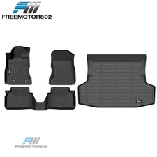 Fits 22-25 Subaru WRX All Season 3D Floor Mat 1st 2nd Row Liner + Trunk Mat TPE