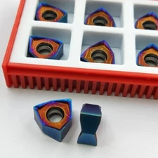 HRC50 WNMU080608EN-GM ZIMI-CNC 90 deg End mill Milling insert For MFWN90 holder