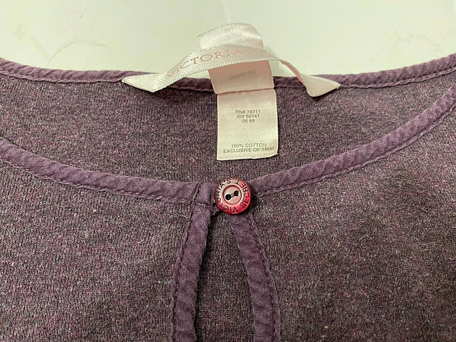 UNDERCOVER Abito midi Victoria's Secret donna taglia M medio bordeaux manica lunga