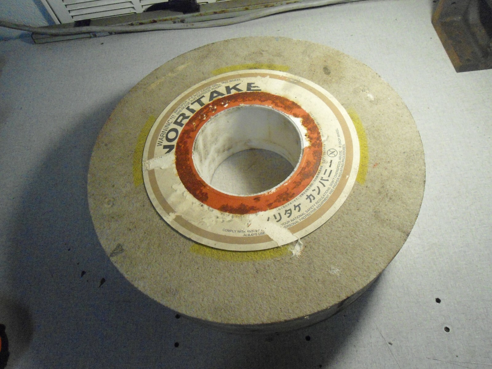 Noritake Grinding Wheel 15.5" OD x 4" Wide x 5" Hole 60H V35 47m/s eBay