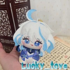 12cm Genshin Impact Furina Plush Doll Hanging Toy Plushie Keychain Pendant