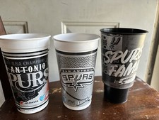 Lot Of 3 NBA San Antonio Spurs AT&T Center Arena Souvenir Cups