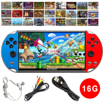New X12 Plus 7inch Video Game Console Handheld Retro Game Player in 1000+Games