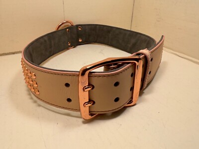 Bond Co Pink Bling Leather Collar-Big Dog