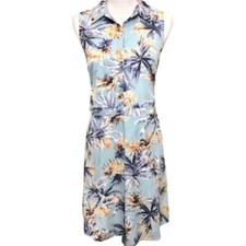 Anthropologie NWT Skies Are Blue Brie Printed Dress Light Blue Size 8