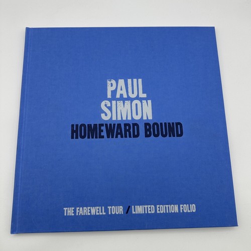 Paul Simon Homeward Bound Farewell Tour Ltd. Edition Folio Hardcover Book