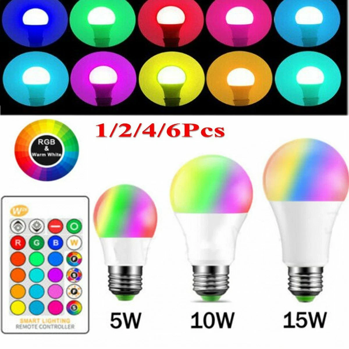 Globe color changing light clearance bulb