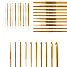 Crochet Hook pcs Aluminum Knitting Needle Hooks Set Double Craft End 10 Needles