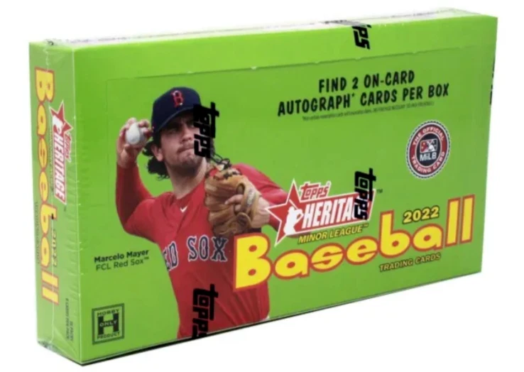 2022 Topps Heritage MILB Minor League RCs & Prospects Singles BUY 3 GET 1 FREE - Image 2 of 4