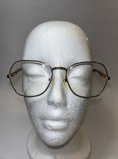 Vintage eyeglasses, Joan Collins, Sequel,J-264,TEL,Marine, 53-17, Floral Design