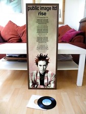 PUBLIC IMAGE LTD RISE LYRIC SHEET POSTER. PIL