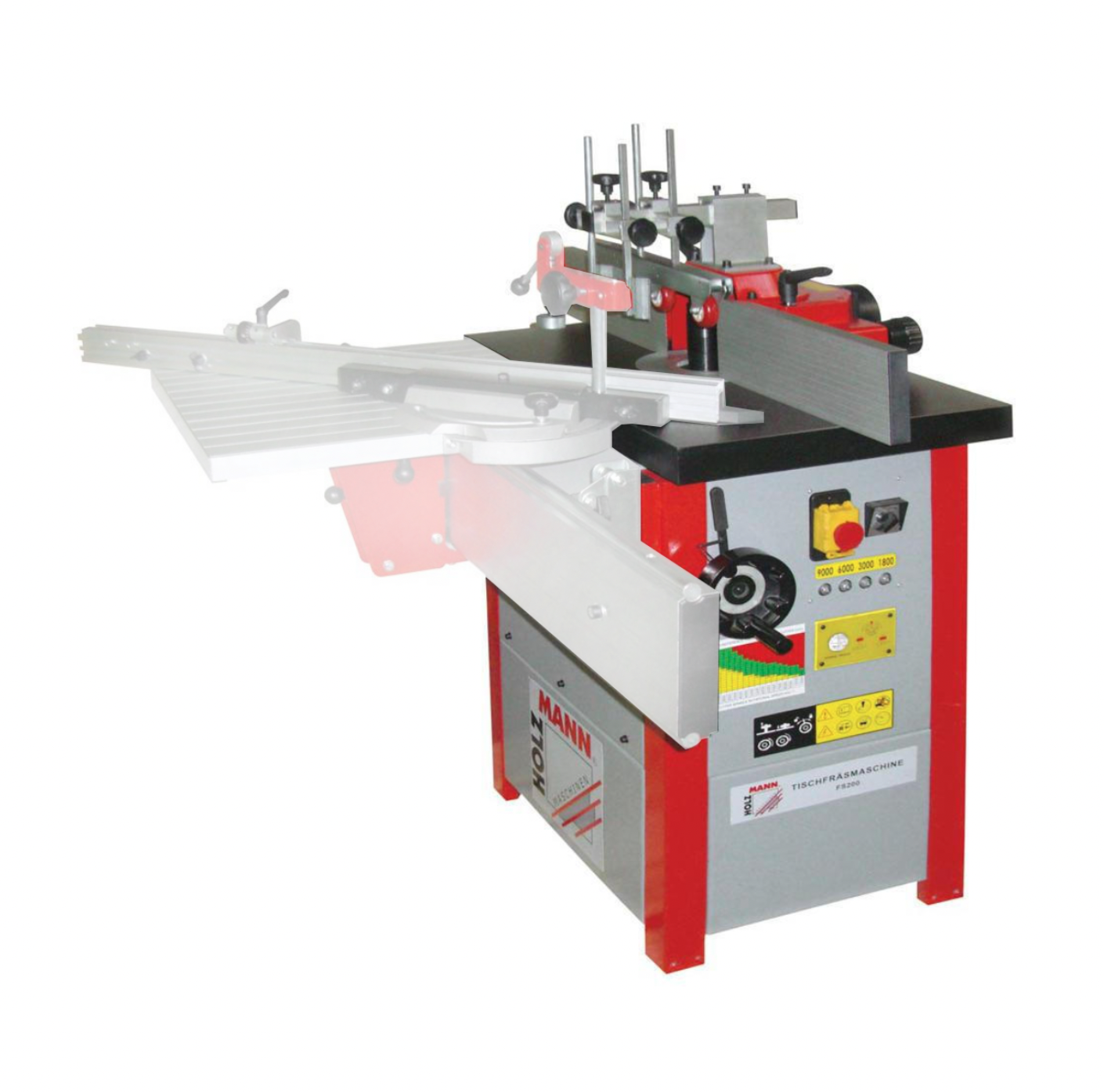 Holzmann Spindle Moulder FS200 4 Speed Solid  2800w - 240v - Without STC