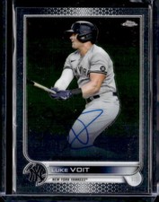 2022 Topps Chrome #CVA-LV Luke Voit Veteran Autographs