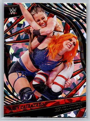 Kacy Catanzaro 2022 Panini Revolution WWE Fractal Parallel #63 Katana Chance