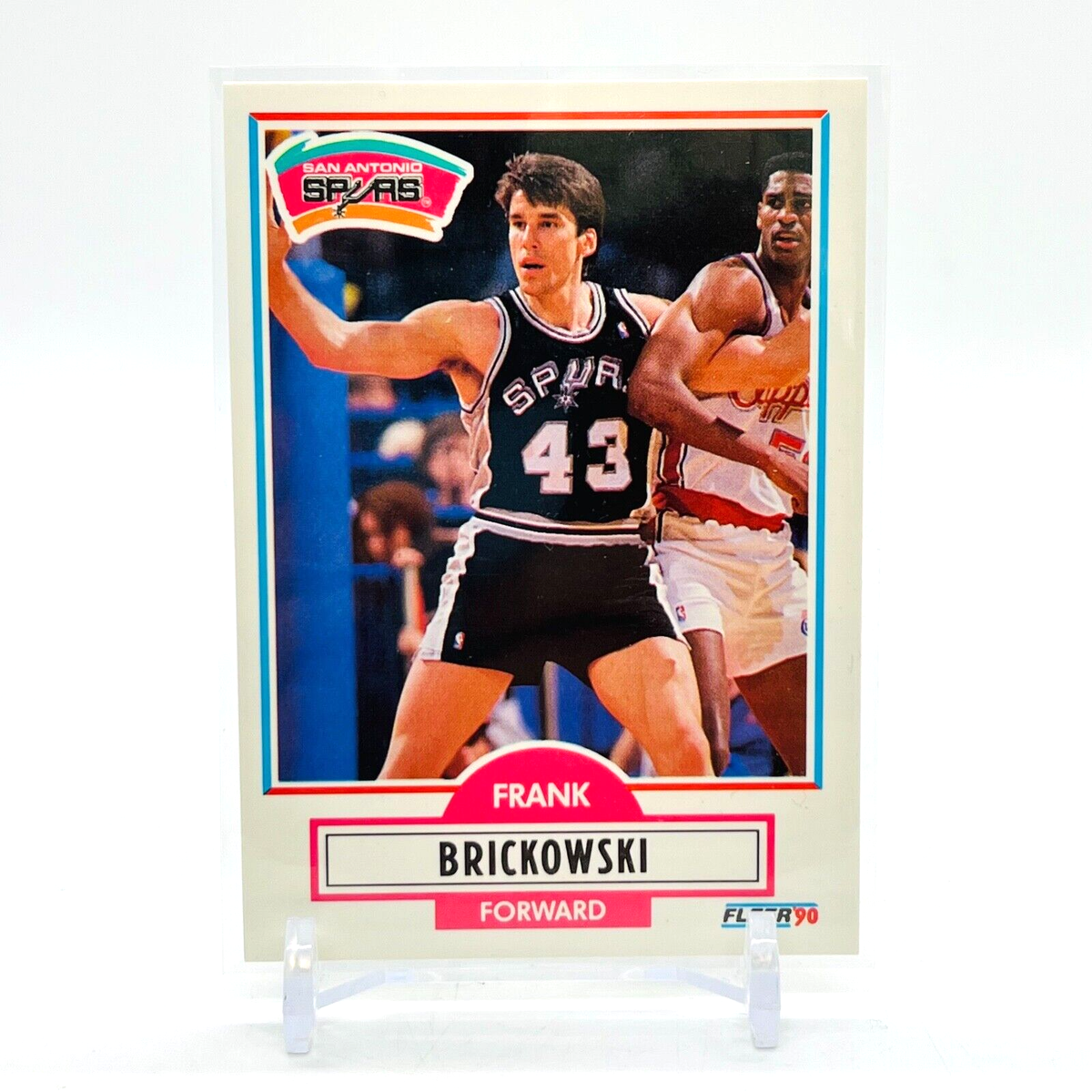 1990 Fleer Basketball Trading Card #169 Frank Brickowski San