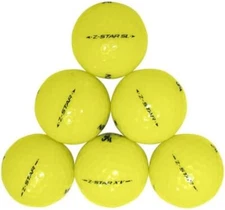 Srixon Z Star Yellow Used Golf Balls in Mint Condition, AAAAA Quality