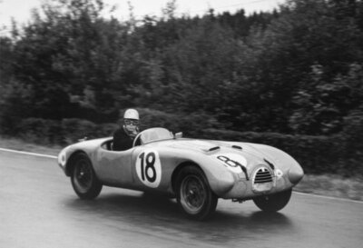 Johnny Claes Simca Gordini T16S Belgian Gp 1952 Motor Racing Photo