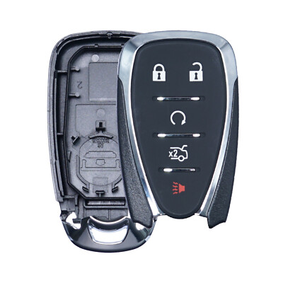 Unbranded Key Fob Housing Replacement Key Fob Shell Case For 2016-2021 Chevy Malibu - 5 Button Black Remote Cover Only - No Electronics Chevy Malibu Key Fob - Foto 7