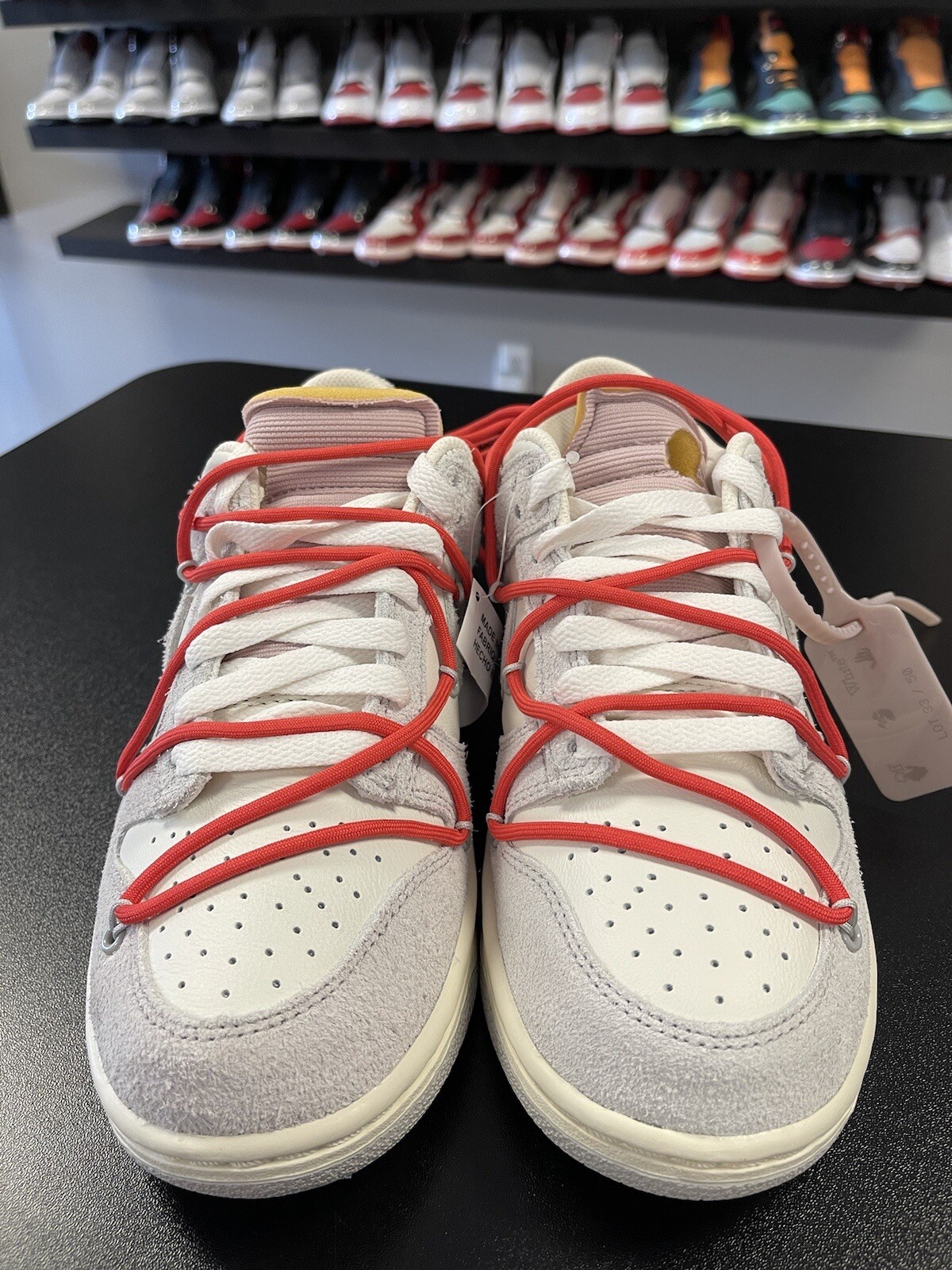 OFF WHITE X NIKE Taglia 6 5 Nike Off White x Dunk Low ""Lotto 33 di 50"" DJ0950 118