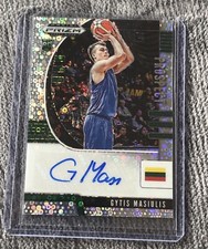 2020-21 Prizm Draft Picks Fast Break Prospect Auto Disco GYTIS MASIULIS A51