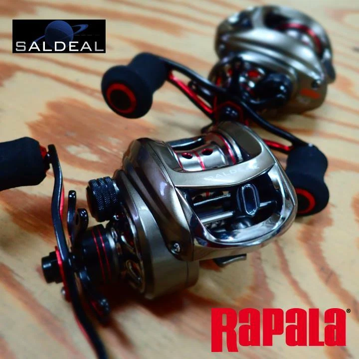 Carrete de pesca derecho Rapala Saldeal 200 LP Baitcaster + SDL200R Foto 3 de 3