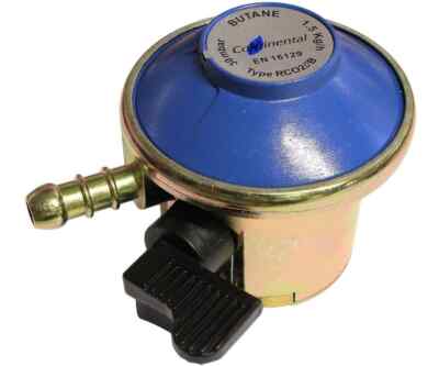 13kg BUTAN GASFLASCHE LPG FLASCHENREGLER 20mm CLIP ON TYP 30mbar DRUCK