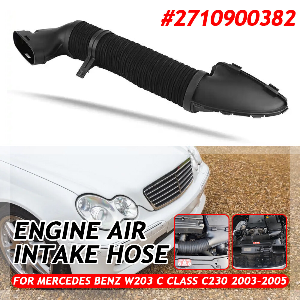 Mercedes Replacement Parts Pair Of Engine Air Intake Hoses For  Mercedes-Benz C240 C320 2001-2005 - OEM 2035280007 2035280107 W203 Engine  Air Cleaner エアインテークホース 用 W203用 C クラス用 C240用 C320用 エンジン左吸気ホース 2X #2035280107 エア