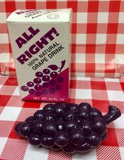 Kids Play Food Box Fruit Grapes  Drink Pretend Groceries Kitchen Snack BPF-GJ