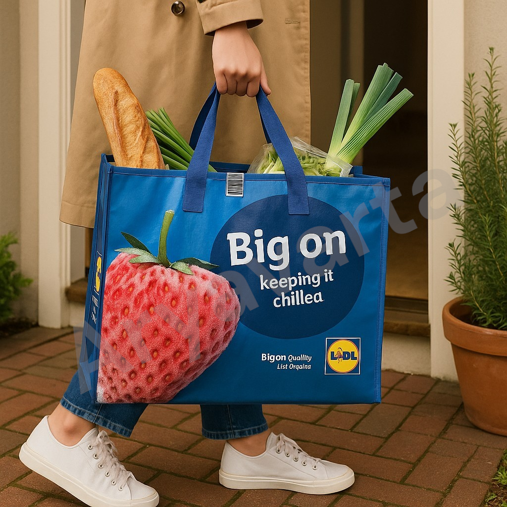 Lidl Insulated Cool Shopping Bag Chill Fresh Frozen Food UK - Main Image