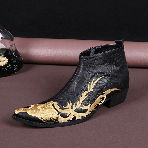 Cowboystiefel Stiefeletten Schuhe Leder Stiefel Reitschuhe Westernstiefel FS10 - Bild 2 von 8