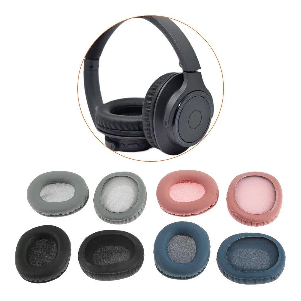 1 Pair Earpad for Audio-Technica ATH-SR30BT Headset Headphone Protein  Leather