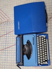 Vintage Royal Century Portable 2-Tone Blue Typewriter Parts/Repair  thumbnail