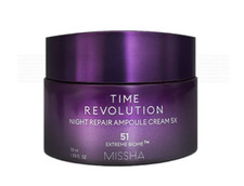 K-Beauty MISSHA Time Revolution Night Repair Ampoule Cream 5X 50ml FREE STANDARD