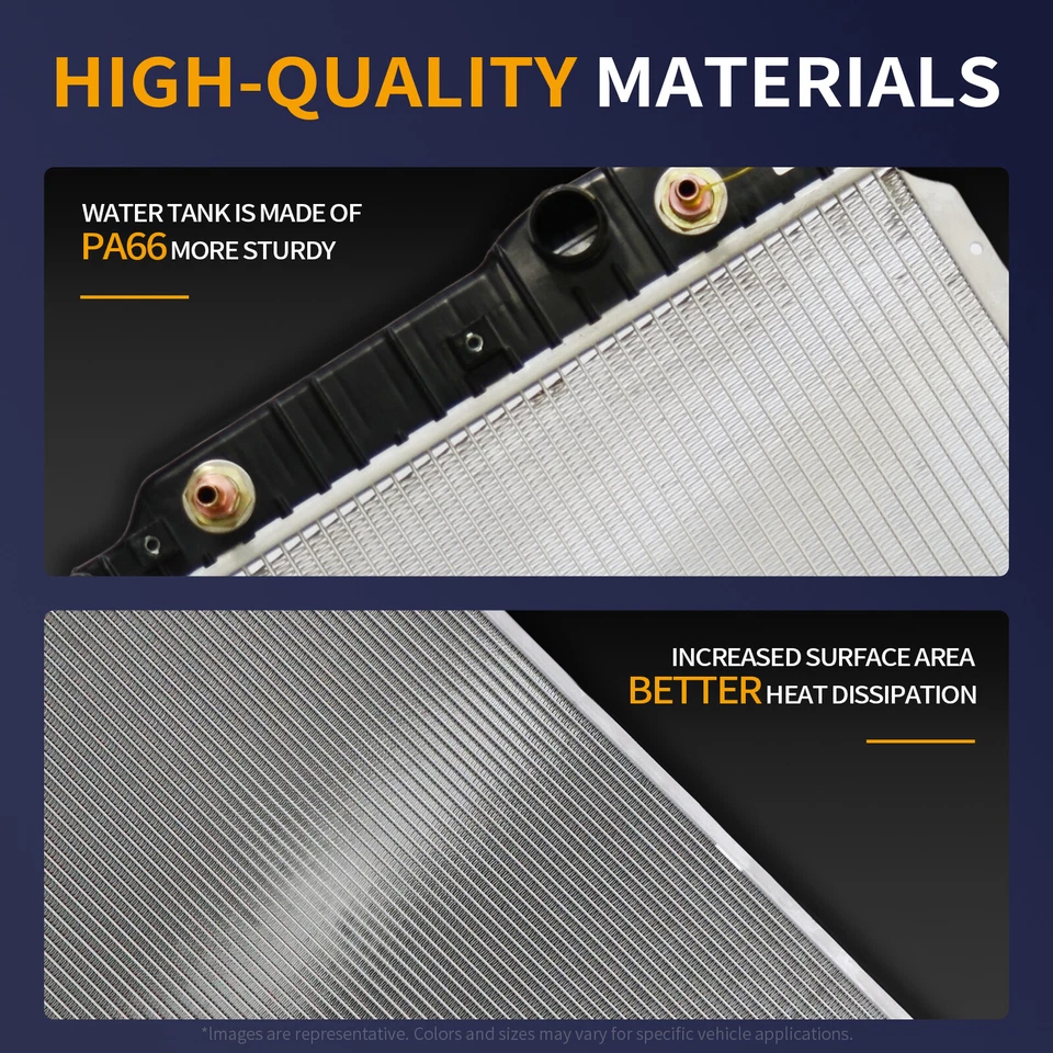 Radiator Assembly Fits 1997-2003 Mitsubishi Montero Sport 3.0L 3.5L CU2278 USA Foto 4 de 4