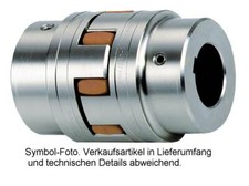 KTR Rotex 28 STAHL Kupplung komplett, Bohrung mit Nut wählbar, 92 SH-A Zahnkranz