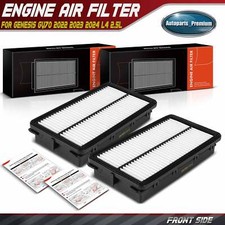 2x Front Engine Air Filter for Genesis GV70 2022 2023 2024 L4 2.5L 28113AR100