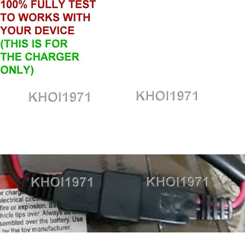 CARGADOR DE PARED ADAPTADOR DE AIRE ACONDICIONADO PARA KT1220WM MARVEL AVENGER CAPITÁN AMERICA QUAD paseo en Foto 4 de 4