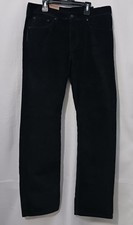 ATTACHED WITH TAGS Levi's Original Style Black Corduroy Pant Sz.30 x 30