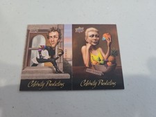 2010 Upper Deck Celebrity Predictors CP9 CP10 Chris Martin Gwyneth Paltrow Card