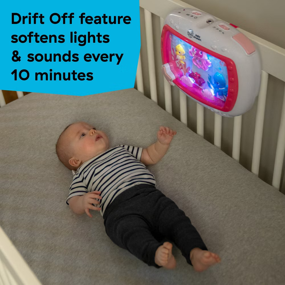 Baby Einstein Sea Dreams Soother Musical Crib Toy and Sound Machine -