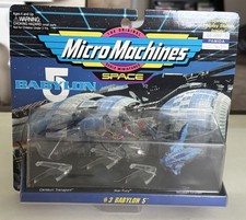 Micro Machines Babylon 5 Collection Set 3 - 1995 Vintage Galoob New Sealed