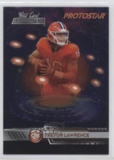 2021 Wild Card Alumination Protostar Orange Trevor Lawrence #PS-1 Rookie RC 0i21. rookie card picture