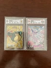 Pokemon Snorlax & Espeon Graded Cards - CG Graded 10 and 9.5