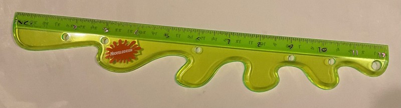 nickelodeon slime ruler 12" — actually RARE — brand new