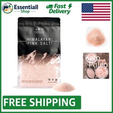 Versatile 2 lb Fine Himalayan Pink Salt - Perfect for Cooking  Spa Use