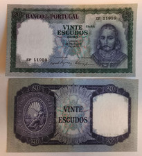 Portugal 20 Escudos 1960 P163 UNC