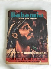 1959 Bohemia Edicion de la Libertad Cuba Revolution Magazine Framed