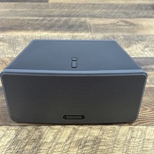 Sonos Play:3 Black Wireless WiFi Streaming Table Speaker All-In-One With Cord